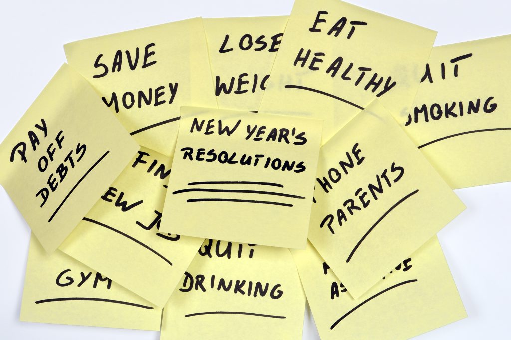 New Year's resolutions New Year's resolutions